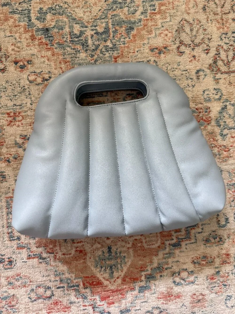 Zara Die Cut Handle Quilted Clutch
